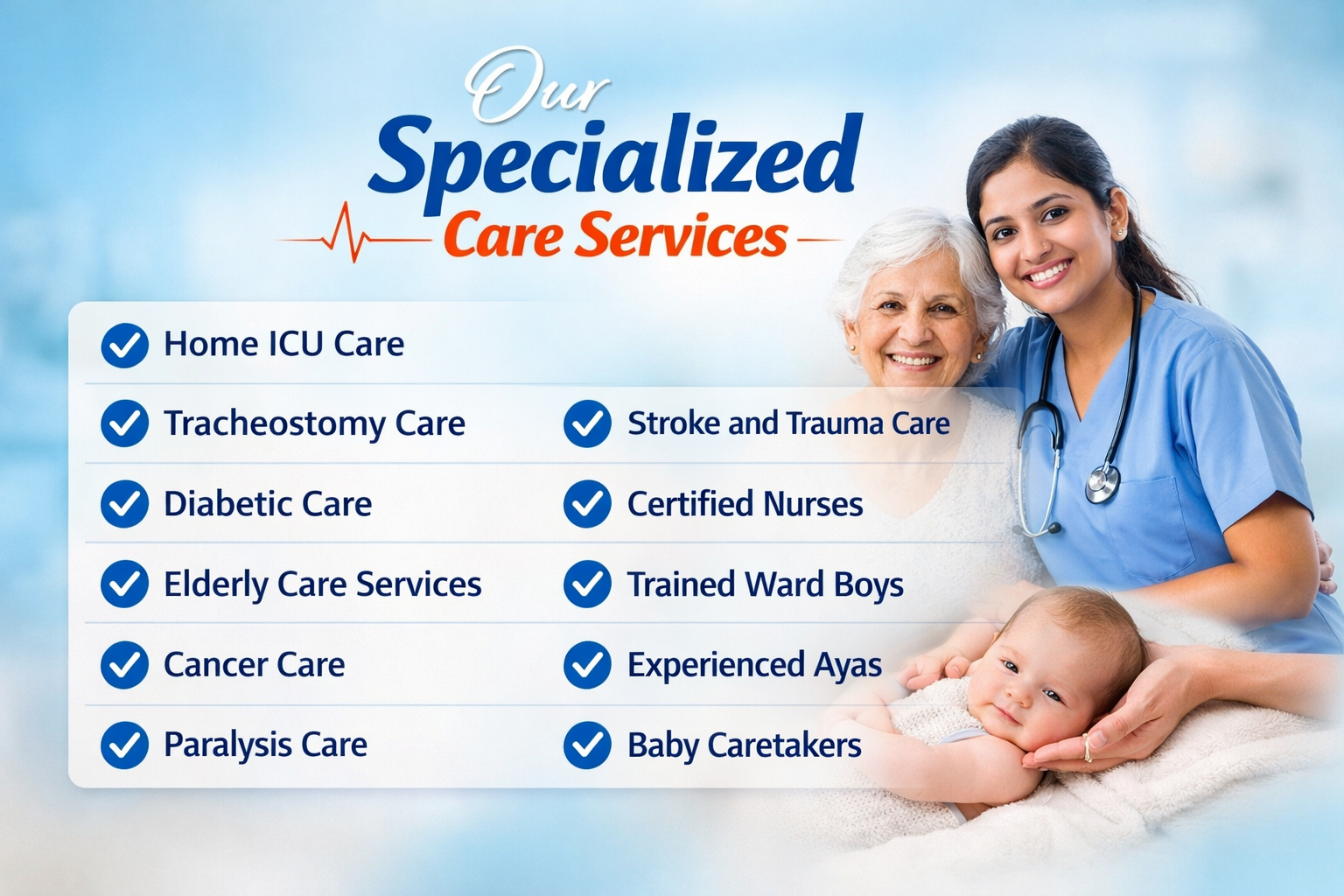 Why choose EASSY CARE for home nursing in Mumbai