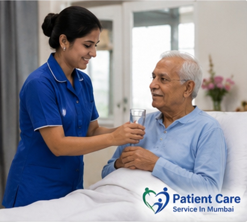 Professional caregivers assisting elderly patients with daily activities, medication, and emotional support in a safe home environment.